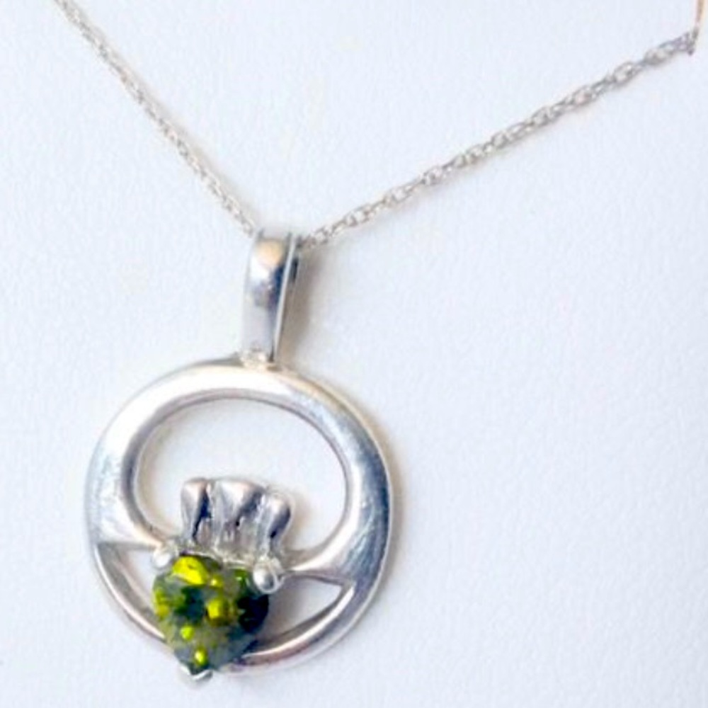 Limited Edition Claddagh Necklace handmade in Ireland